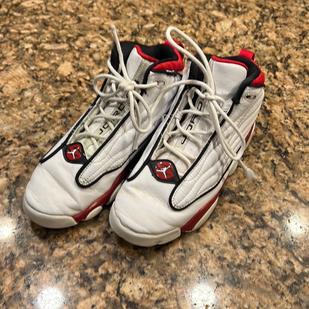 Nike Air Jordan Pro Strong Kids Size 3Y White Black Red DC7909-101